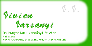 vivien varsanyi business card
