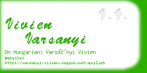 vivien varsanyi business card